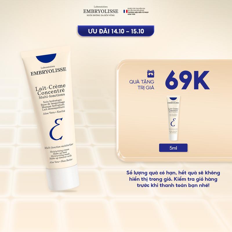 Kem Dưỡng Ẩm Phục Hồi Embryolisse Lait Creme Concentre 30ml  Dưỡng Ẩm Da Skincare Đa Năng 6in1