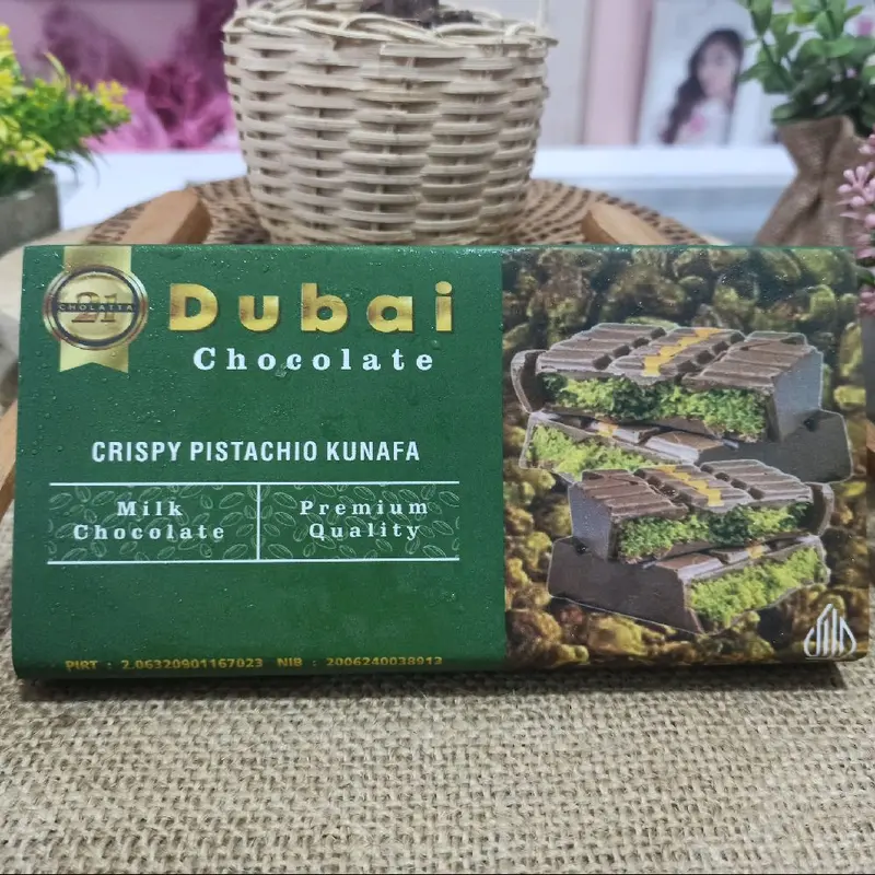 Coklat Dubai C21 Hijau | Dubai Chocolate C21 | Pistachio Kunafa Cokelat viral 8