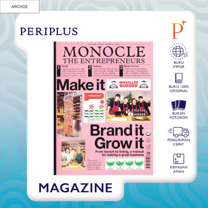 Gambar Majalah Import - Monocle The Entrepreneurs UK Terbaru - Issue 9, 2025 dari Periplus Bookshop_NEW Kota Administrasi Jakarta Timur 3 Tokopedia