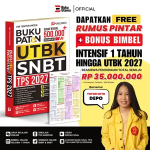 BUKU PATEN UTBK SNBT TPS TES SKOLASTIK  2027 (UPDATE TERBARU) DILENGKAPI FR SOAL ASLI, BIMBEL INTENSIF, DAN VIDEO BEDAH SOAL Soft Cover