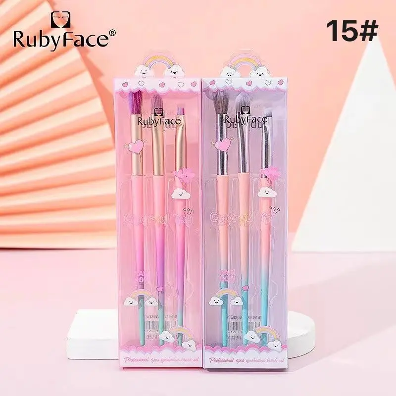 Kuas set isi 3 warna rainbow Eyebrow