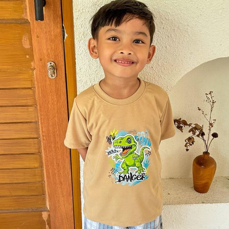 3pc Kaos Anak Karakter Unisex dengan Gaya Fashion 1