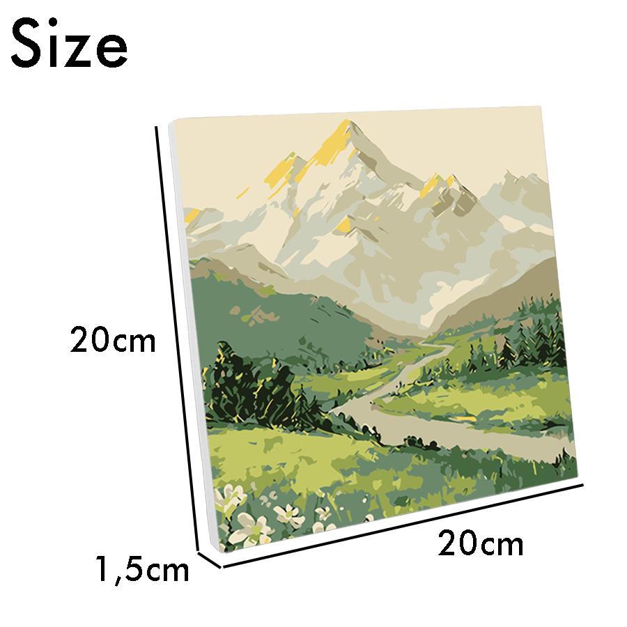 Lukisan Kanvas Pola Bernomor (Paint by Number) – Set Melukis Pemula 5 in 1 AP-1014