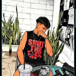 Singlet Tanpa Lengan Motif Raster Unisex Dewasa Gym Santai Trendy Size M L XL XXL Singlet Pria Wanita Ideal untuk Aktivitas Sehari-hari