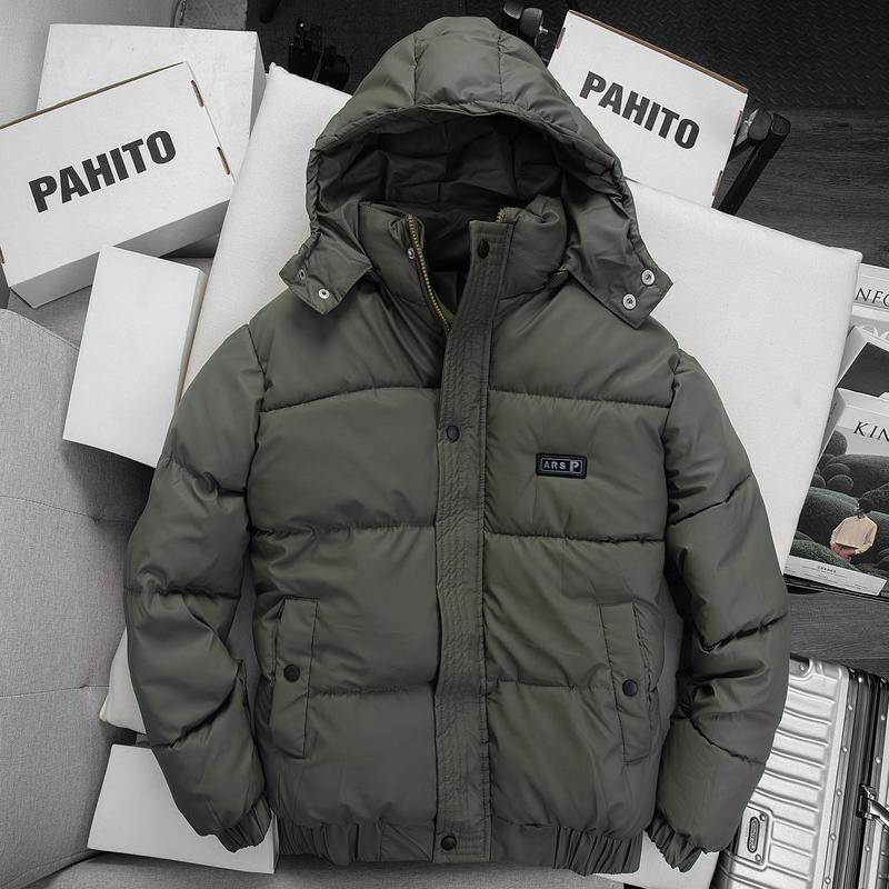 Áo phao nam áo khoác phao nam mùa đông trần bông 3 lớp thêu logo siêu đẹp dày dặn MENSWEAR AK7