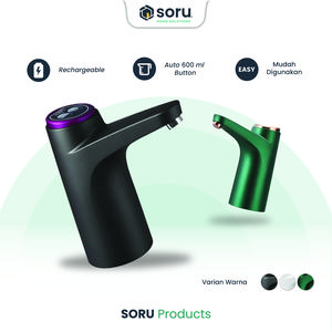 SORU - Pompa Galon Elektrik Dispenser Air Minum USB Rechargeable