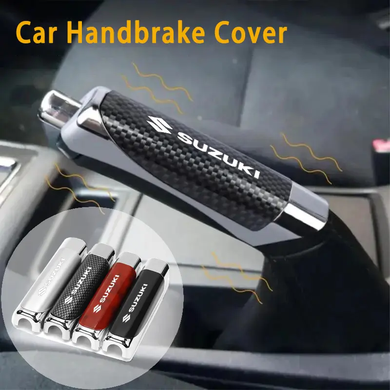 Car Handbrake Cover Car Parking Brake Anti-Skid Protection Sleeve for Suzuki Grand Vitara Sx4 Swift Alto Jimny