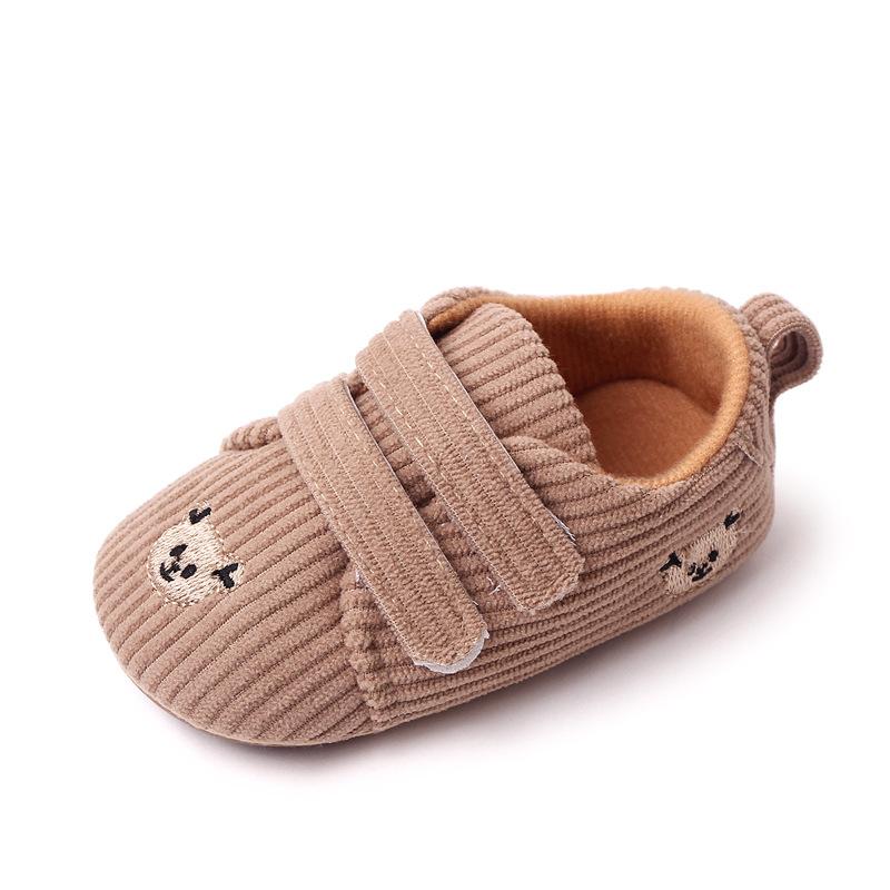 2023 Spring Embroidered Baby Bear Shoes with Velcro Stripe Children's Shoes and Walking Shoes 6