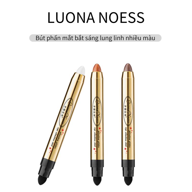Bút Phấn Mắt Có Độ Bóng Cao, Luona Noess, Dán Phấn Mắt Lười Biếng, Bút Tơ Tằm Đi nét Hai Đầu, Tự Nhiên Và Đơn Giản, Màu Phantom Trang Điểm Eyeshadow Nữ Women