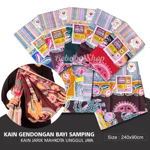 Kain Gendongan Bayi Samping Jarik Batik Tradisional Mahkota Unggul Jaya 240x90cm