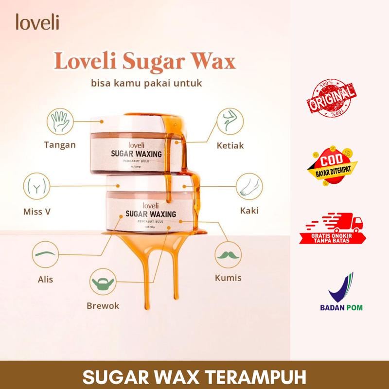 SB - Loveli Sugar Wax | Waxing Kit | Pencabut Bulu |Free Kain Wax+2 Spatula 3