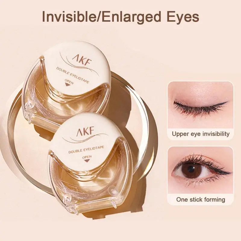 Miếng Dán Hai Mí, AKF, Nữ, Vô Hình, Tự Nhiên, Không Dấu Vết, Bọt Mắt Bọng, Tạo Kiểu Chuyên Dụng, Lâu Trôi