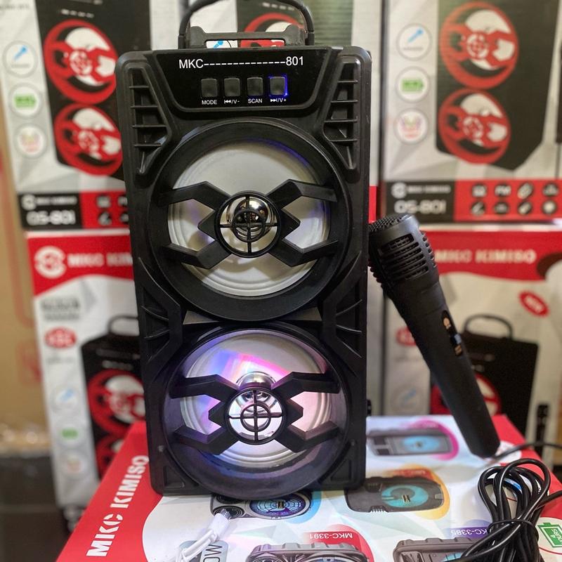 ￼Salon aktif Fortable 2 tingkat Speaker QS 801/Speaker Bluetooth Portable Radio Fm/Speaker Aktif Bluetooth 1