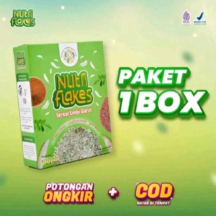 SEREAL UMBI GARUT - PAKET 1 BOX NUTRIFLAKES  SUSU Bubuk 0