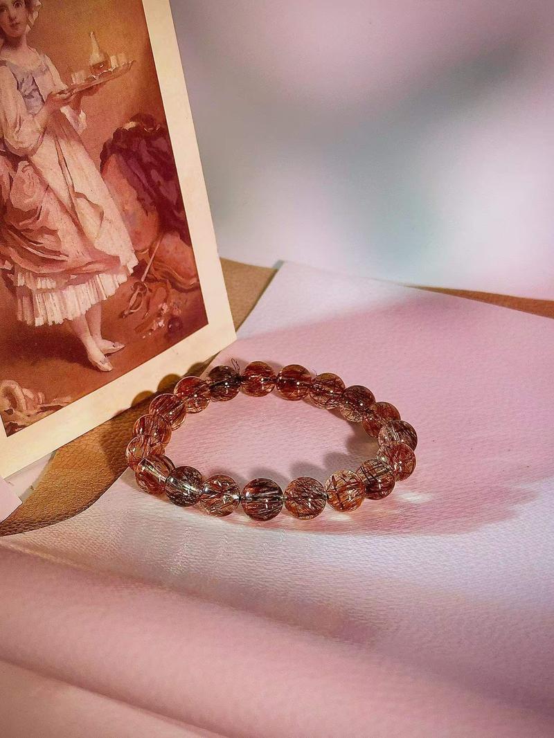 Product Introduction of Natural Crystal Black Gold Super Seven Approximately 8MM 10MM non-natural  crystal  jewelry sets  unisex novemberdump christmas gifts giftideas sale vintage xmas  discount cheap gifts pleasantlyflashsale sgdeals agate crystal  bracelet  accessories 7