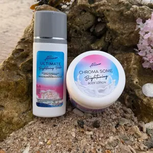 Allinow  Paket Putih Ekspres Kemasan 250gr Lotion Mencerahkan Handbody & Night Lotion Ultimate 100ml Untuk Kulit Lebih Cerah