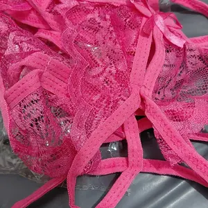 Beevas.id *BS001 Set Bra Bh Lingerie Sexy Setelan Celana Dalam Model Lace Lingeri Transparan Wanita Motif Bunga