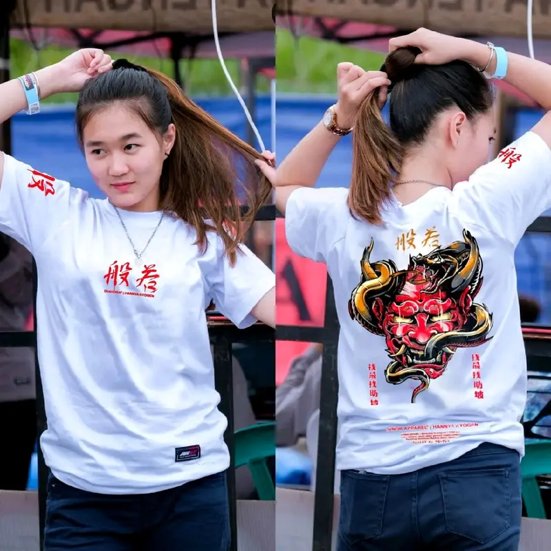KAOS DVANDRA PUTIH LENGAN PENDEK.SIZE M L XL.BAHAN KATUN COMBAT 30S 0