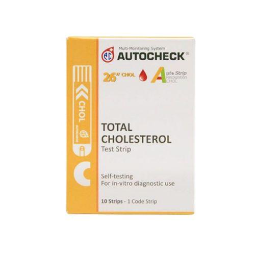 Gambar AUTOCHECK TOTAL CHOLESTEROL BOX 10 TEST STRIPS dari Apotek Farma Medika by GoApotik Kota Tangerang Selatan Tokopedia
