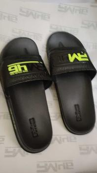 Product Review of RM146- Sandal Slop Full Karet Motif Timbul Hitam Hijau Stabilo Sendal Slop priamurah sandal  slop premium from j**t 0