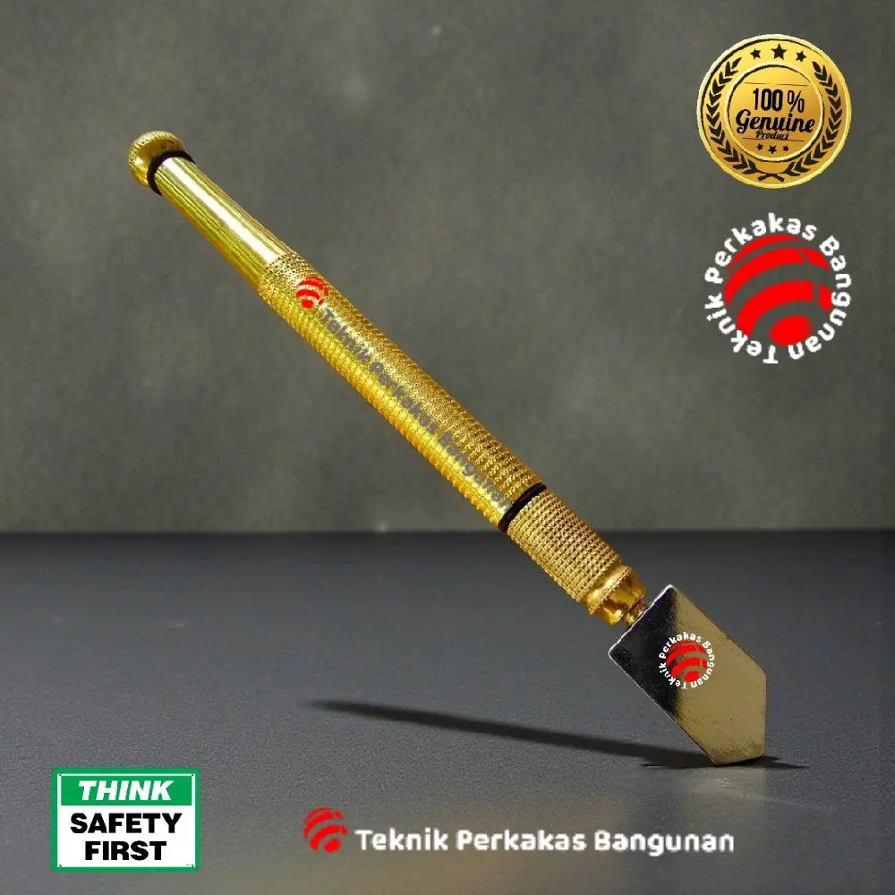 Pisau potong kaca minyak/oil/Alat pemotong kaca gagang alloy/Premium Glass Cutter