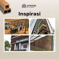 Gambar Hollow Outdoor WPC | Wallpanel WPC Hollow Tube Outdoor - 10x5cm Coffee Mahogani dari Wallpaper Indonesia . com Kota Tangerang 2 Tokopedia