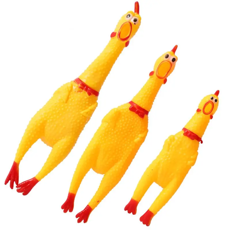 Dog toy Screaming chicken interactive vocal big mouth screaming chicken walk game pet chicken bottle toy