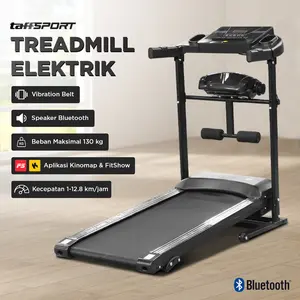 Promo TaffSPORT Treadmill Elektrik Alat Fitness Gym Walking Pad 1.95 HP - Q6 Murah