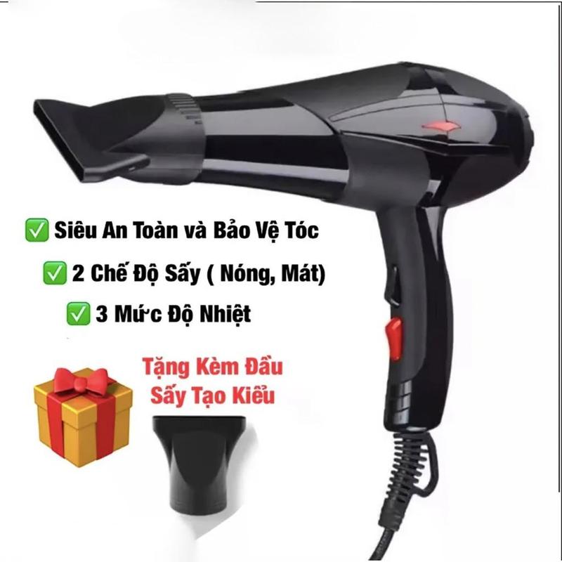 Máy Sấy Tóc Công Suất Lớn 3500W Tạo Kiểu 2 Chiều Nóng Lạnh Ion Âm Bảo Vệ Tóc