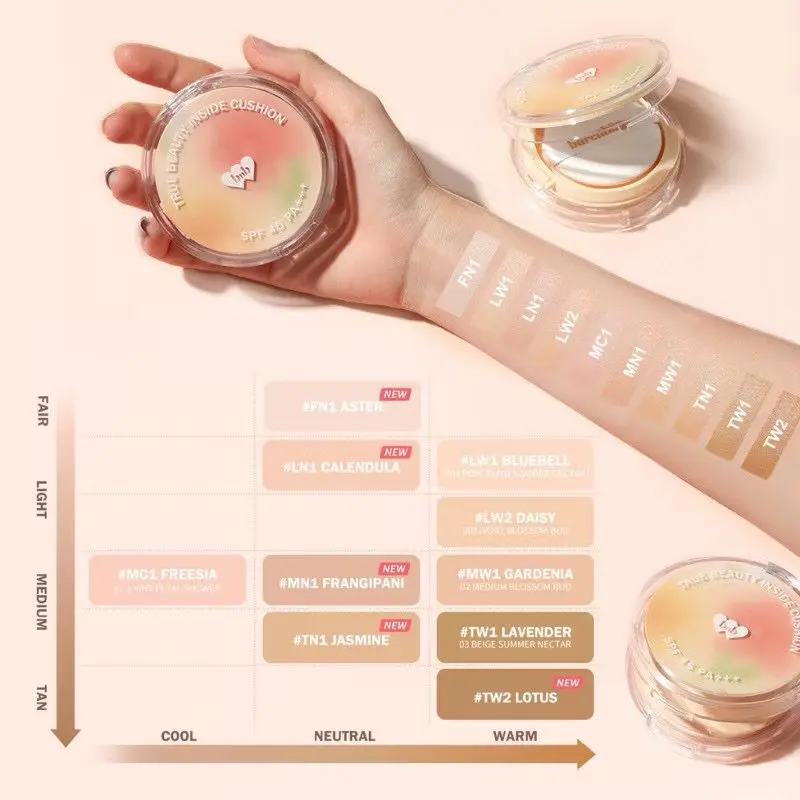 [FULL SIZE] Cushion BNB barenbliss Korean Bloomatte True Beauty Inside Cushion Full Size24H Full Coverage SPF 45 PA+++