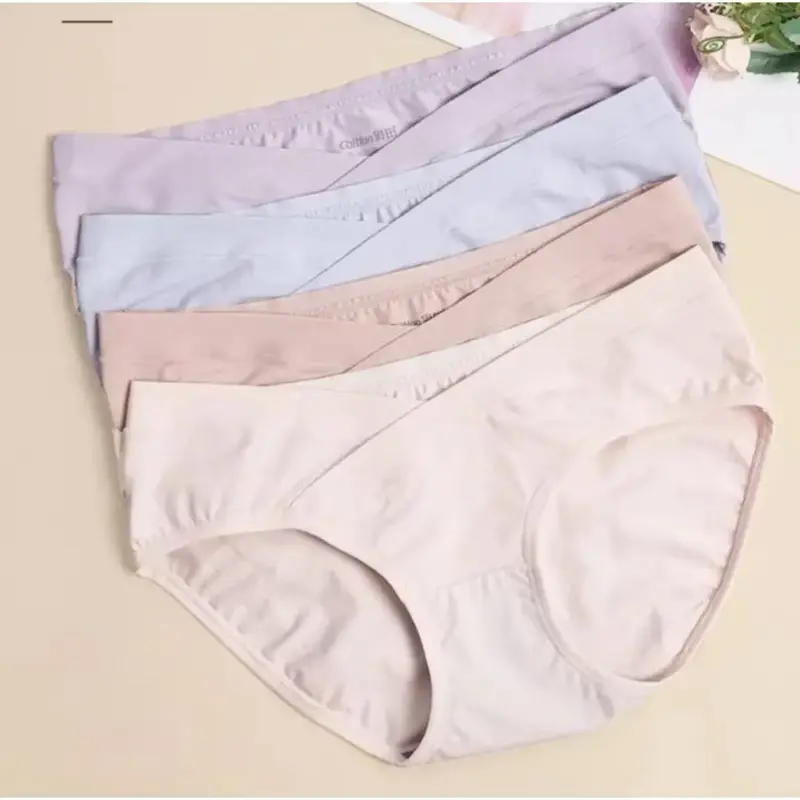 3,6,12Pcs CD Wanita Hamil Polini Celana Dalam Maternity Bumil  Katun Pregnancy