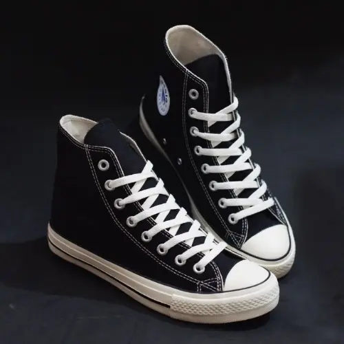 Bisa Cod Sepatu Sneakers Convers Alstar Hitam High   36-43 Murah free Box