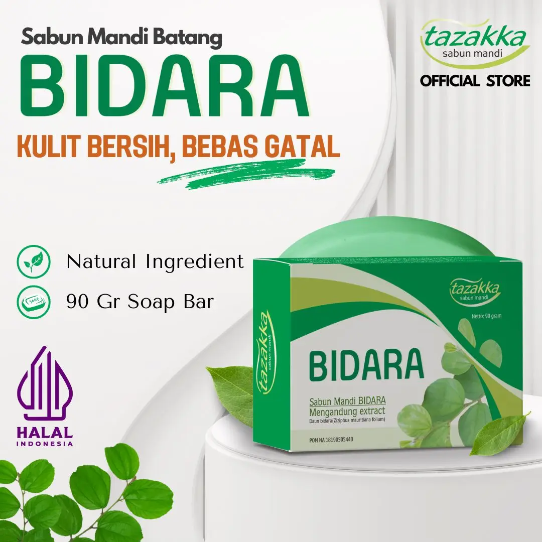 Sabun Bidara Ruqyah Ori Buat Gatel2 Di Selangkangan Herbal Tazakka - 90 Gram Mandi Soap Bodywash Membersihkan Perawatan Tubuh Mencerahkan Cair Vitamin Pencerah Berminyak