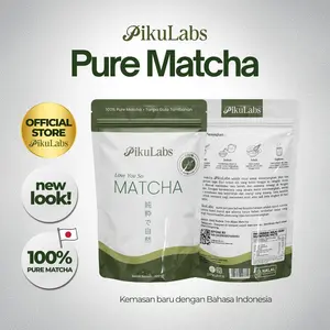 [OFFICIAL STORE] PikuLabs Pure Matcha Powder 100gr | 100% Pure, No Additives