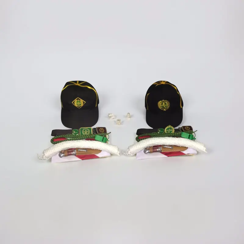PAKET HEMAT!!alat pramuka siaga lengkap putra putri /alat pramuka siaga murah Fashion Anak/set perlengkapan siaga lengkap  Topi Safety Cowok Cewek