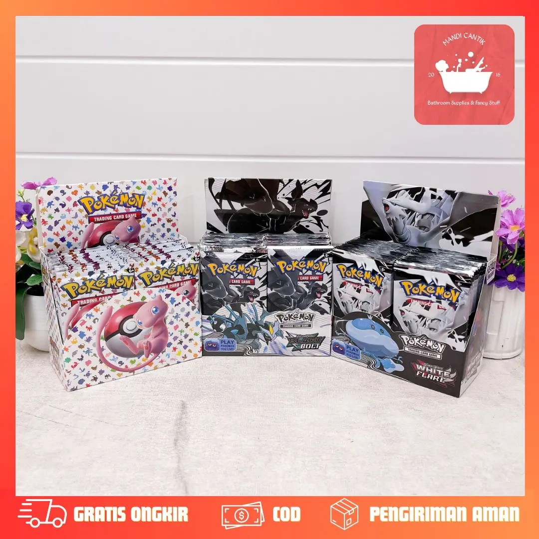 KARTU TRADING CARD GAME TCG POKEMON MN-2248 1BUNGKUS ISI 10 PCS Pokemon Cards Untuk Koleksi