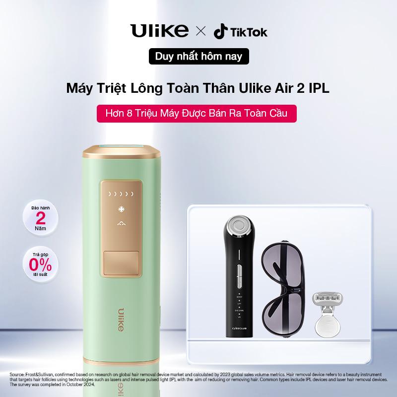 Ulike Máy triệt lông làm lạnh  Sapphire Air 2 Cooling IPL Làm Đẹp Da Mint dành cho nam và nữ xuất xứ Hàn Quốc
