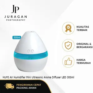 JP Taffware HUMI Air Humidifier Mini Ultrasonic Aroma Diffuser LED 300ml - H218