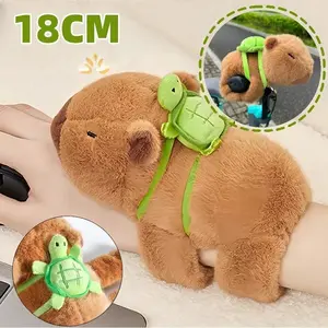 BERMA BABY Boneka Bulu Capybara  Handy Doll Plushie Tangan  Tas Lucu Model Season Circle Capybara Clap Circle Toys Slap