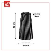 Gambar Long Apron / Celemek MUCHEF Cotton Canvas (1394230) (F7) dari Restomart Kitchen Solution Kota Semarang 3 Tokopedia