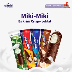 AICE Miki-Miki Chocolate Crispy Stick Series Es Krim Cokelat crispy 30 pcs 50pcs Asli Instan Jakarta