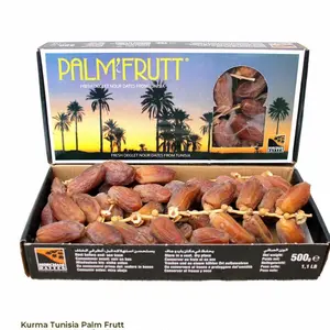 KURMA TUNISIA TANGKAI PALM FRUIT 500GR ORIGINAL - KURMA KERING CRUNCY - RASA MANIS YANG PAS