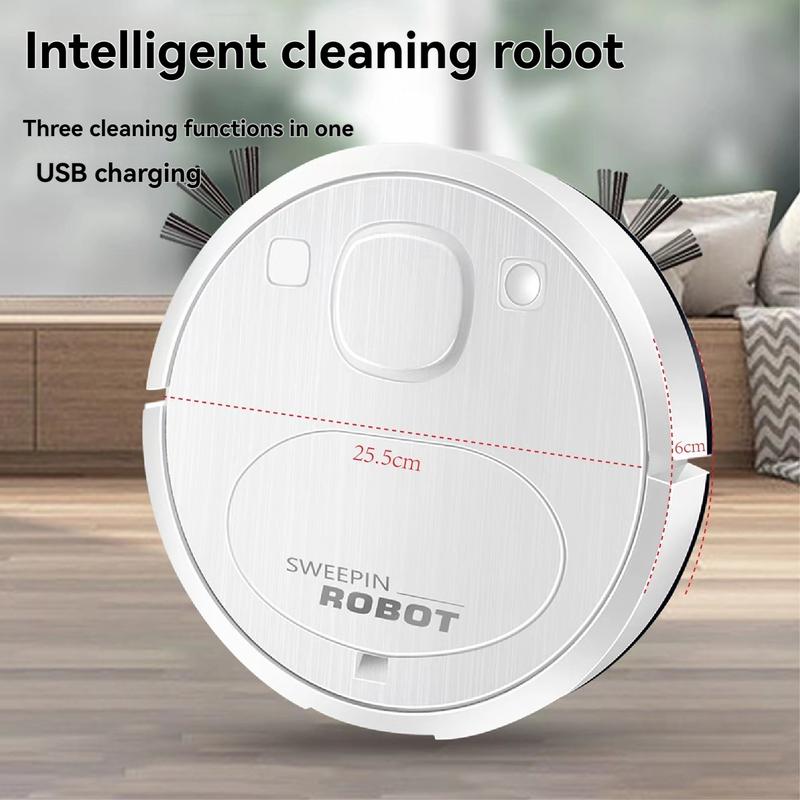 Product Introduction of Sweeping and mopping robot Household cleaning machine Lazy portable multi-functional intelligent robot vacuum cleaner 2
