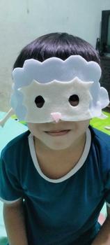 Product Review of mainan topeng hewan flanel bisa pesan karakter lucu Masker wajah from A**9 0