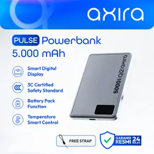 [CCC Certified] AXIRA PULSE Wireless Magsafe Powerbank 20W PD + 15W Wireless Fast Charging 5000 mAh