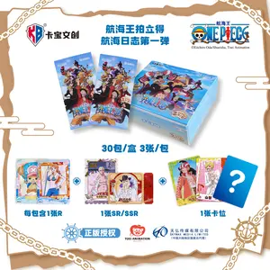 KABAO One Piece Series 2 - Kartu Koleksi Gacha dengan Desain Box Biru Cerah dan Artwork Anime Tajam untuk Kolektor Grand Line Luffy Zoro Sanji Nami Robin Jinbe GEAR 5 READY!