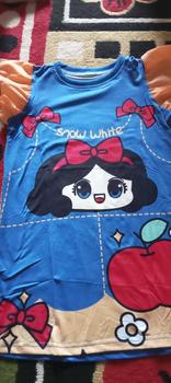 Product Review of JUNECOLLECTIONS DRESS DISNYLONG ANAK KAOS ANAK PEREMPUAN GAUN KASUAL LENGAN PENDEK ANAK BAJU DRESS PRINCESS ANAK MOTIF RENDA #408 from D**a 1