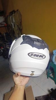 Product Review of PREMIUM HELM INK JP8 DOBEL VISOR SNI ORIGINALNYA FNK Motorcycle from E**0 1