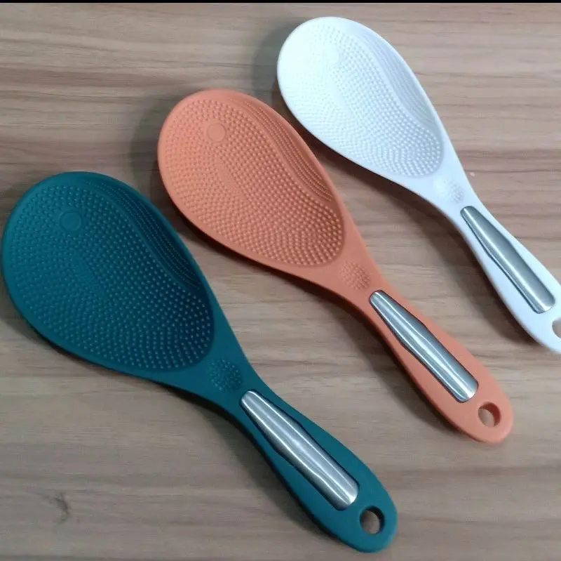 1 pcs CENTONG NASI ANTI LENGKET (panjang 22.8cm lebar 7.7cm) CENTONG NASI PLASTIK TEBAL TERMURAH