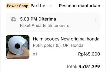 Product Review of Helm scoopy New original honda from K**g 2